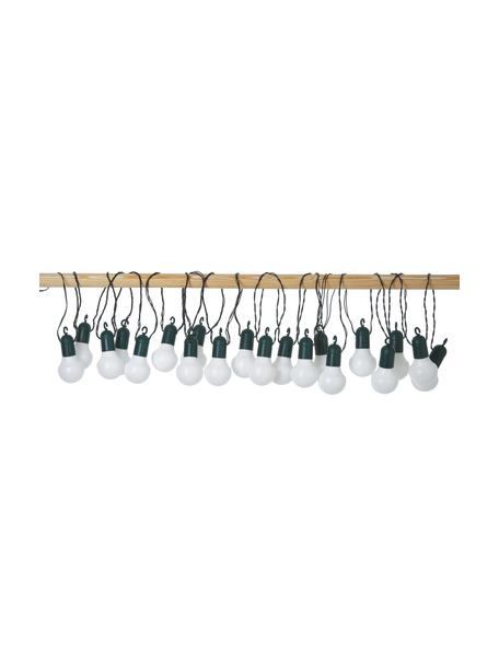 Guirnalda de luces LED para exterior Hooky, 1070 cm, 20 luces, Cable: plástico, Negro, multicolor, L 1070 cm