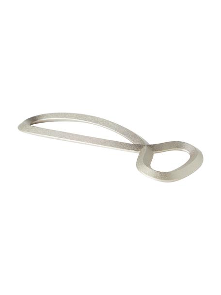 Metall-Flaschenöffner Andreas, Metall, beschichtet, Silberfarben, matt, L 13 x B 5 cm