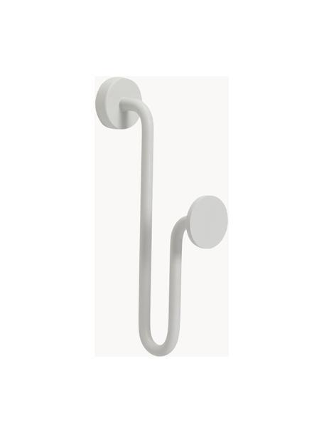 Appendiabiti in metallo Swing, Metallo rivestito, Bianco, Larg. 3 x Alt. 13 cm