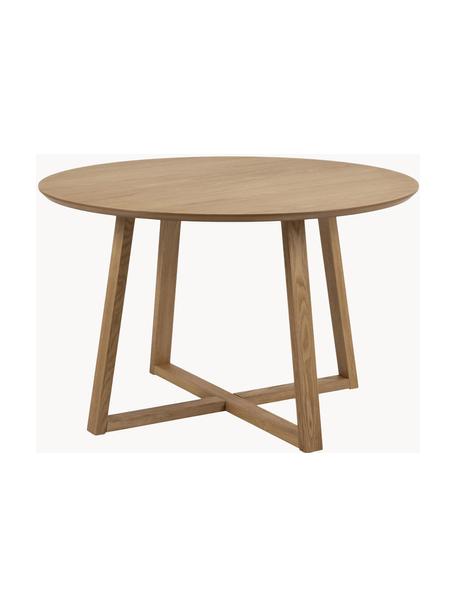 Table ronde en bois de bouleau Malika, Ø 120 cm, Bois de bouleau, huilé, Bois de bouleau, Ø 120 cm