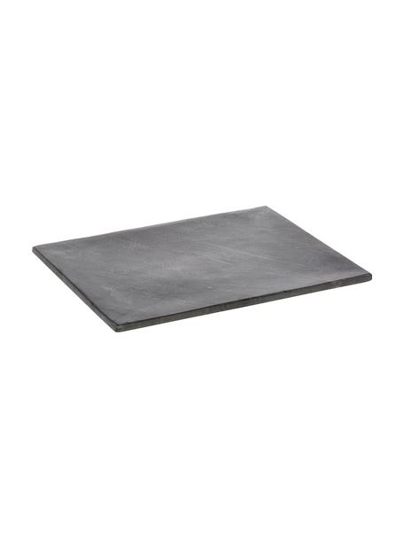 Žulový servírovací tanier Klevina, Žula, Sivá, mramorovaná, D 28 x Š 22 cm