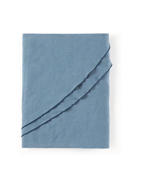 Nappe en plastique bleu clair