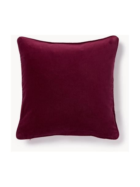 Housse de coussin en velours Dana, 100 % coton

Le matériau est certifié STANDARD 100 OEKO-TEX®, 21.HCN.84376, Hohenstein, Prune, larg. 50 x long. 50 cm