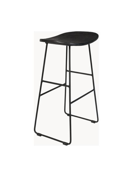 Tabouret de bar Tangle, Noir, larg. 40 x haut. 65 cm