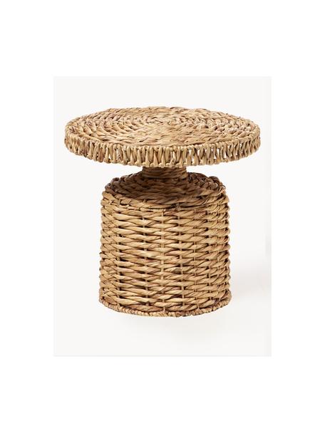 Runder Rattan-Beistelltisch Camo, Rattan, Beige, Ø 47 x H 47 cm