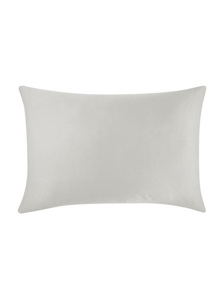 Funda de almohada de satén Comfort, 50 x 70 cm, Gris claro, An 50 x L 70 cm