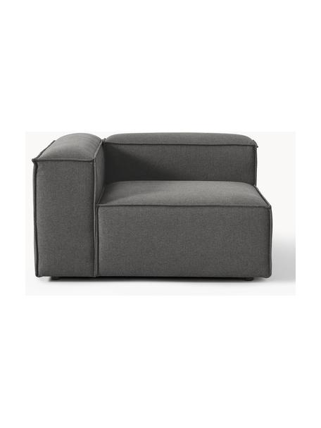 Módulo de esquina sofá Lennon, Tapizado: 100% poliéster Alta resis, Estructura: madera contrachapada de p, Patas: plástico Este producto es, Tejido gris antracita, An 119 x F 119 cm, chaise longue izquierda