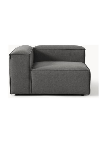 Módulo de esquina sofá Lennon, Tapizado: 100% poliéster Alta resis, Estructura: madera contrachapada de p, Patas: plástico Este producto es, Tejido gris antracita, An 119 x F 119 cm, chaise longue izquierda