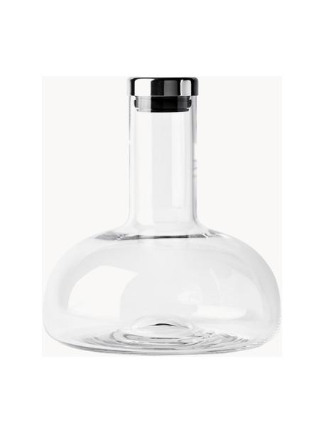 Carafe avec adapteur Norm, 1 L, Verre, acier inoxydable, Transparent, 1 L