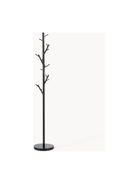 Appendiabiti Tree, Tubolare in acciaio, verniciato a polvere, Nero, Ø 28 x Alt. 170 cm