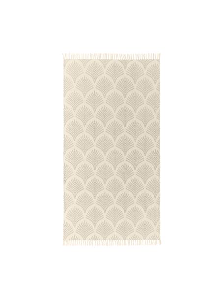 Tapis à franges tissé plat Klara, 100 % coton

Le matériau est certifié STANDARD 100 OEKO-TEX®, 21.HIN.90042, HOHENSTEIN HTTI, Beige, larg. 70 x long. 140 cm (taille XS)