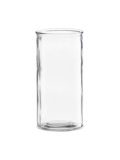 Malá skleněná váza Cylinder, Sklo, Transparentní, Ø 10 cm, V 20 cm