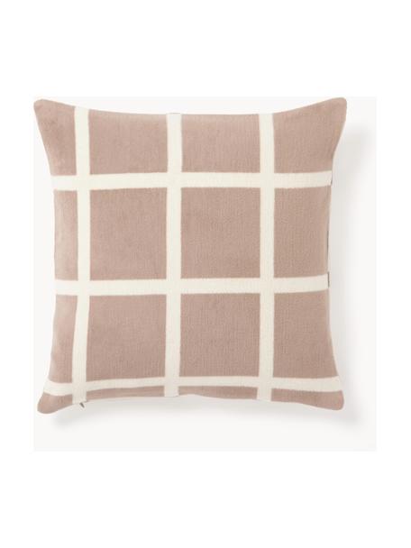 Housse de coussin 45x45 à carreaux Edison, 100 % coton

Le matériau est certifié STANDARD 100 OEKO-TEX®, 5726CIT, CITEVE, Nougat, blanc crème, larg. 45 x long. 45 cm