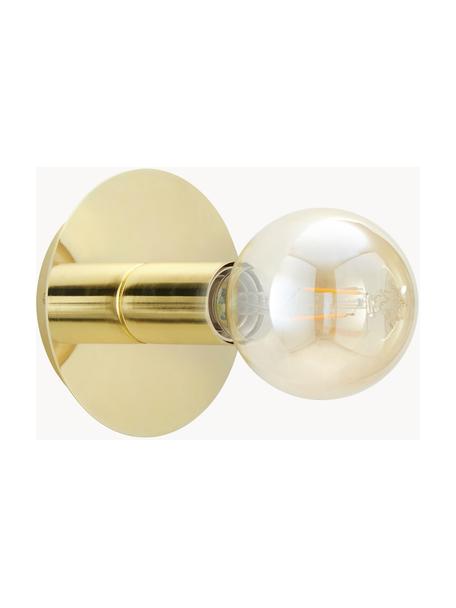 Kleine Wand- und Deckenspot Percy aus Metall, Goldfarben, Ø 14 cm, T 9 cm