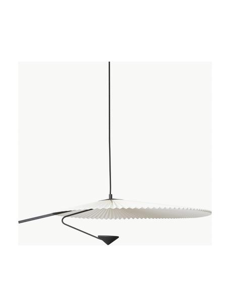 Lampa wisząca LED z funkcją przyciemniania Liris, Biały, czarny, Ø 87 x W 24 cm