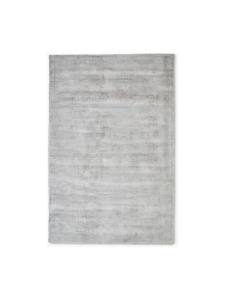 Ručně tkaný viskózový koberec Jane, Světle šedá, Š 120 cm, D 180 cm (velikost S)
