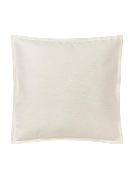Zewnętrzna poszewka na poduszkę Ortun, Tapicerka: 100% poliakryl barwiony p, Złamana biel, S 45 x D 45 cm