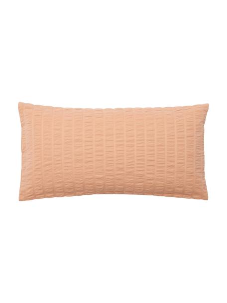Krepová obliečka na vankúš Esme, 2 ks, Terakotová, Š 40 x D 80 cm