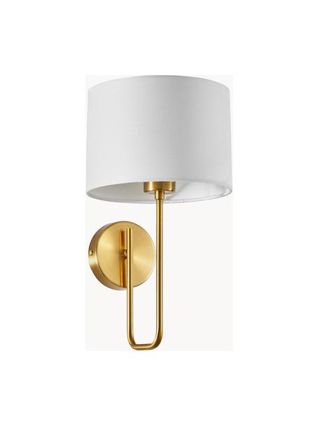 Nástěnné svítidlo Montreal, Bílá, zlatá, H 23 cm, V 36 cm