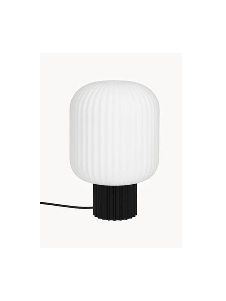 Lampa stołowa Lolly, Biały, czarny, Ø 20 x W 30 cm