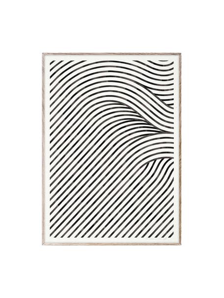 Poster Quantum Fields 02, Cartoncino opaco da 210 g firmato Hahnemühle, stampa digitale con 10 colori resistenti ai raggi UV, Bianco, nero, Larg. 30 x Alt. 40 cm