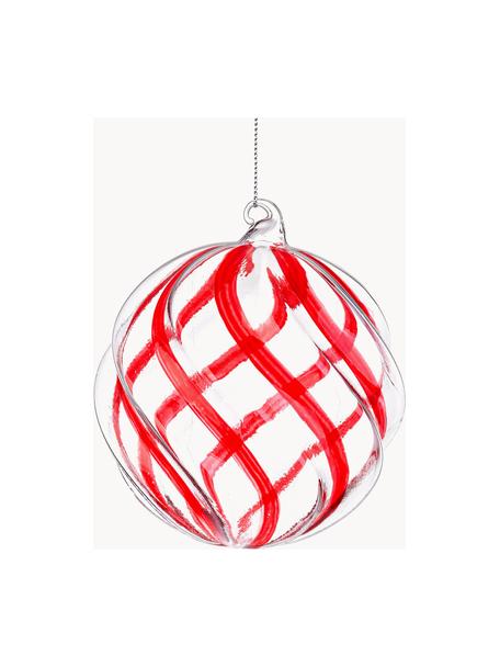 Palline albero di Natale Blend 8 pz, Vetro, Trasparente, rosso, Ø 10 x Alt. 10 cm