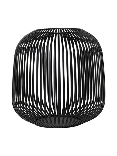 Lanterna Lito, Metallo rivestito, Nero, Ø 28 x Alt. 27 cm