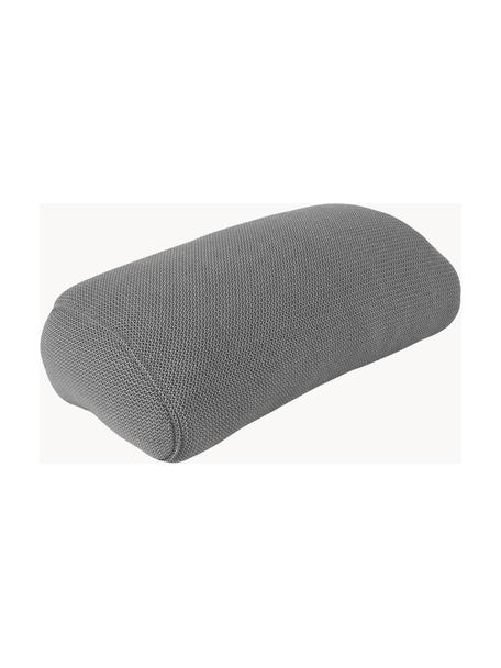 Coussin de jardin artisanal Pillow, Gris foncé, larg. 50 x long. 30 cm