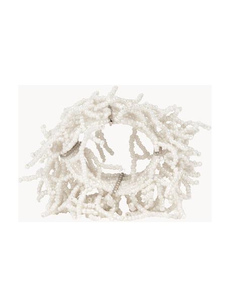 Servilleteros Estran, 2 uds., Metal, Beige, Ø 8 cm