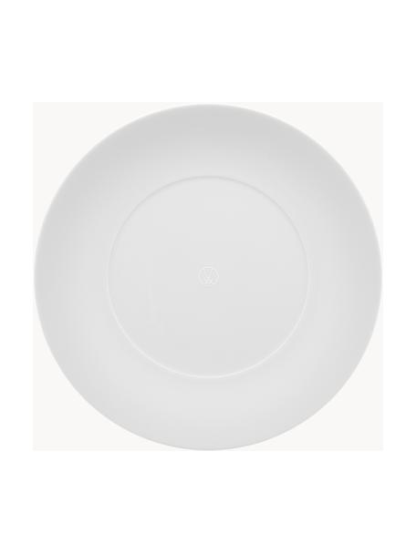 Ručne vyrobené raňajkové taniere z porcelánu Cosmopolitan, 2 ks, Porcelán, Biela, Ø 23 cm