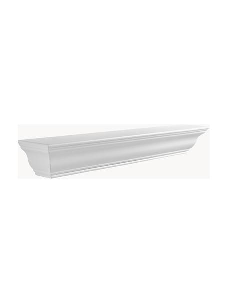 Houten wandrek Royal, MDF, Wit, B 76 cm x H 10 cm