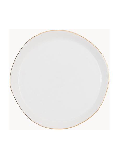 Plato postre Good Morning, Gres, Blanco, Ø 17 cm