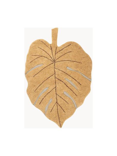 Tapis pour enfant tissé à la main Monstera, Ocre, larg. 120 x long. 180 cm (taille S)