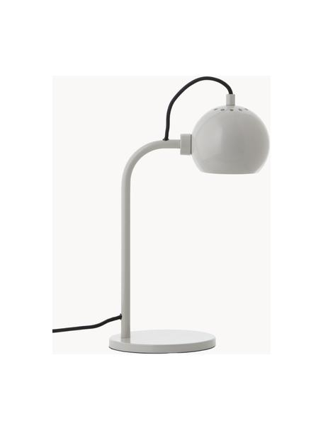 Dizajnová stolová lampa Ball, Svetlosivá, Š 24 x V 37 cm