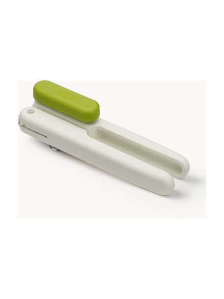 Ouvre-boîte Pivot 3in1, Plastique, acier inoxydable, brossé, Blanc cassé, vert clair, larg. 6 x long. 19 cm