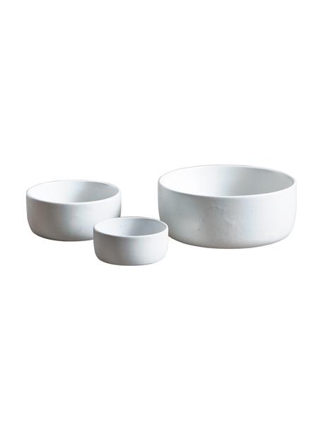 Set 3 ciotole Raw, Gres, Bianco, Set in varie misure