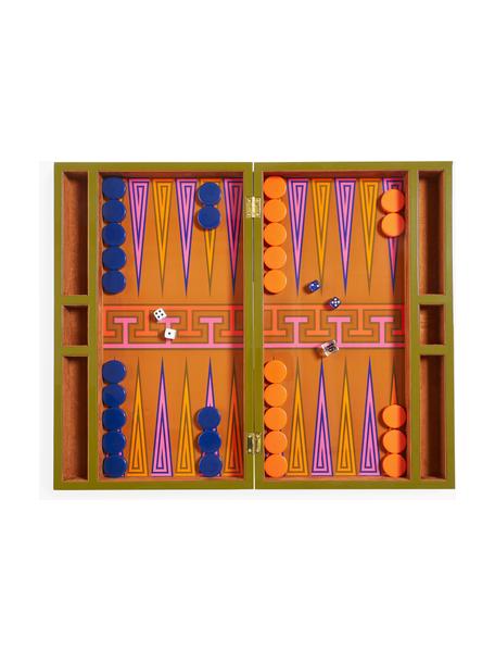 Backgammon Madrid, Box: Holz, Madrid, B 47 x T 29 cm