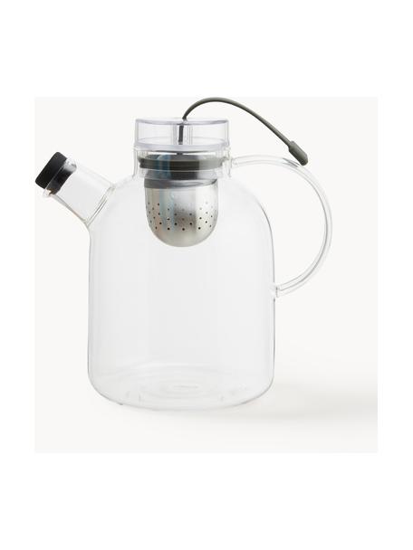 Skleněná čajová konvice se sítkem Kettle, 1,5 l, Transparentní, 1,5 l