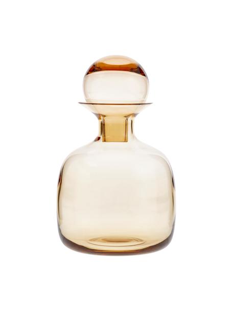 Carafe faite main Colored, 1,5 L, Verre, Ambré, transparent, haut. 25 cm, 1,5 L