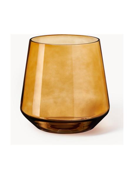 Vaso in vetro soffiato Joyce, Vetro, Marrone chiaro, Ø 16 x Alt. 16 cm