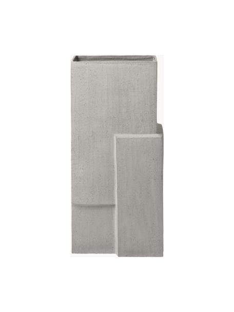 Vaso Monolith, Terracotta, Grigio, Larg. 24 x Alt. 50 cm