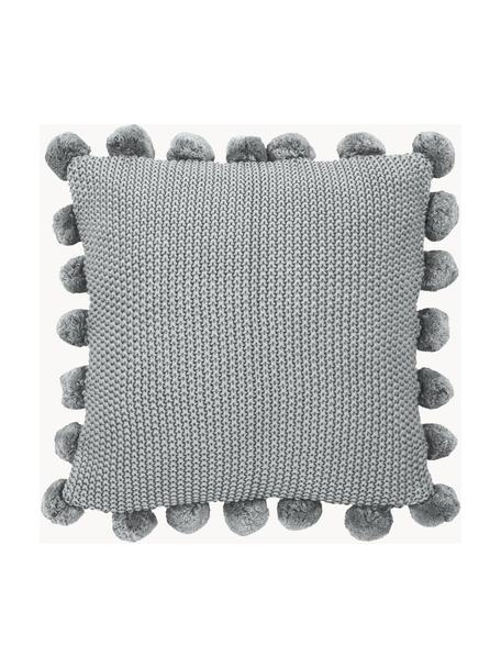 Copricuscino a maglia con pompon Molly, 100% cotone

Il materiale utilizzato in questo prodotto è testato per le sostanze nocive e certificato secondo lo STANDARD 100 by OEKO-TEX® 11.HIN.00050 HOHENSTEIN HTTI, Grigio chiaro, Larg. 40 x Lung. 40 cm