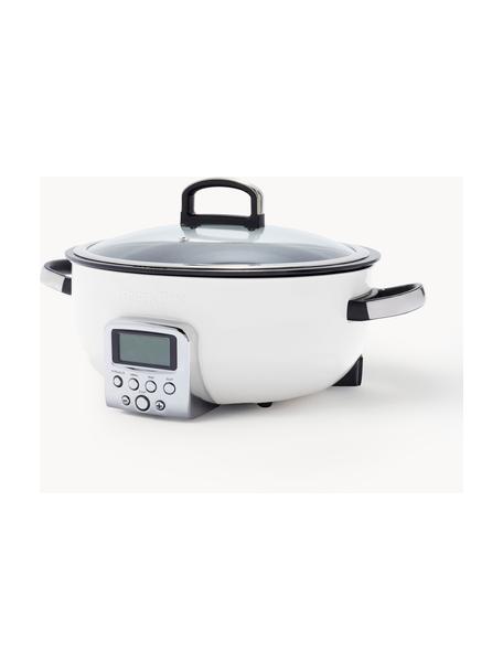 Multi-Cooker con rivestimento antiaderente Elite, Coperchio: vetro, Bianco, Larg. 45 x Alt. 22 cm