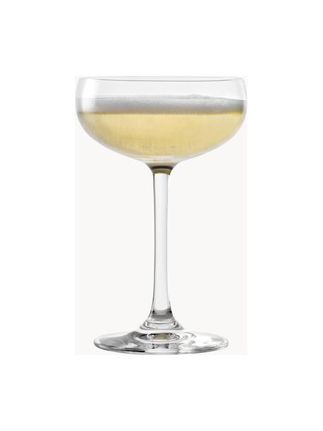 Coppa champagne in cristallo Elements 6 pz, Cristallo, Trasparente, Ø 10 x Alt. 15 cm, 230 ml