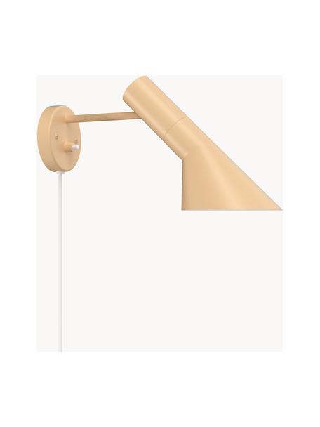 Wandleuchte AJ mit Stecker, Hellbeige, B 32 x H 18 cm