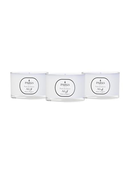 Ensemble de bougies parfumées Parks Exclusive, 3 élém., Différents parfums, Ø 7 x haut. 5 cm