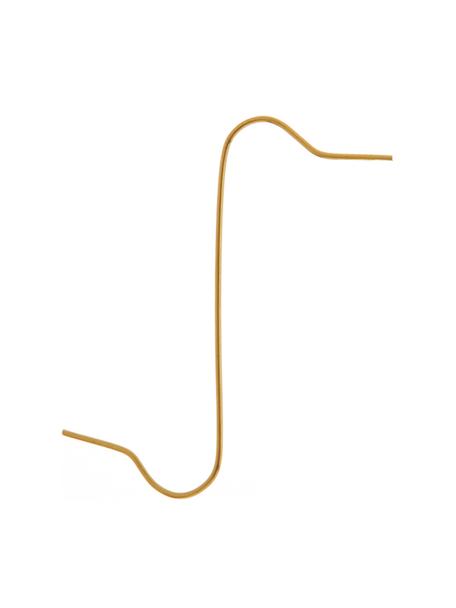 Crochet de suspension boules de Noël Pronto, 100 pièces, Acier, enduit, Couleur dorée, Ø 4 cm