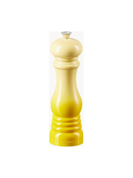 Moulin à sel avec broyeur en céramique Creuset, Tons jaunes, haute brillance, Ø 6 x haut. 21 cm