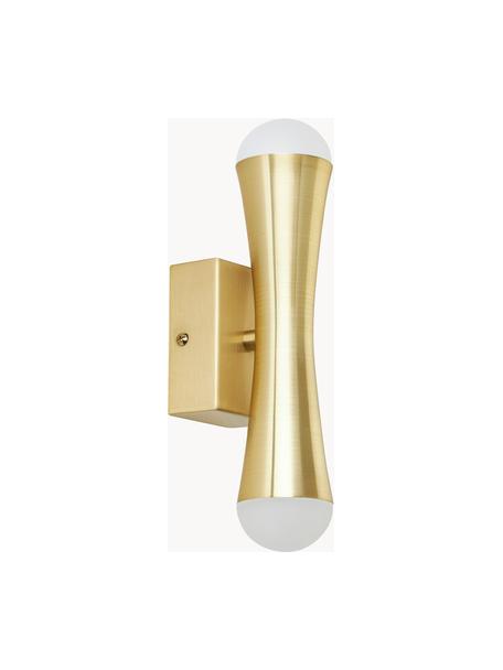 Aplique LED Elowyn, Pantalla: acrílico, Estructura: metal recubierto, Dorado, blanco, An 6 x Al 26 cm
