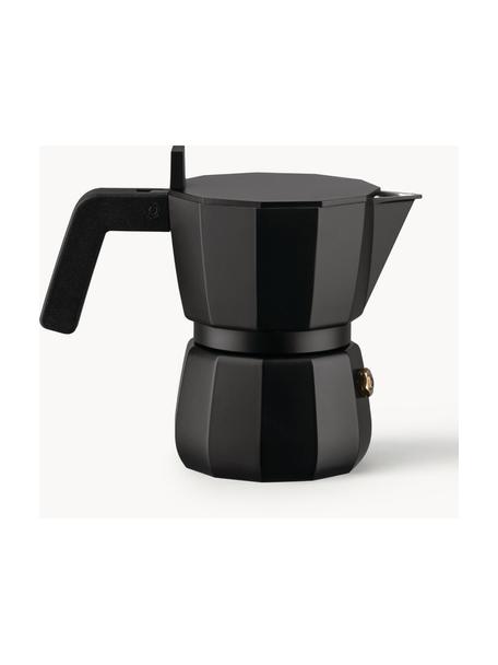 Cafetera Moka, tamaños diferentes, Aluminio, plástico, Negro, Ancho 14 x Alto 11 cm, para una taza